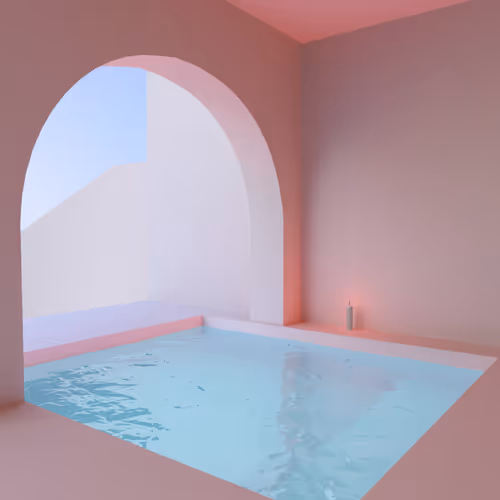 pink and blue