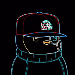 Neon Pudgy Penguin 786