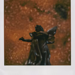 Angel / Polaroid SX-70 photo manipulation