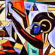 Cubism painting arts