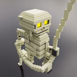 Abseiling Voxel Citizen#09 Mummy Vol.2 Halloween
