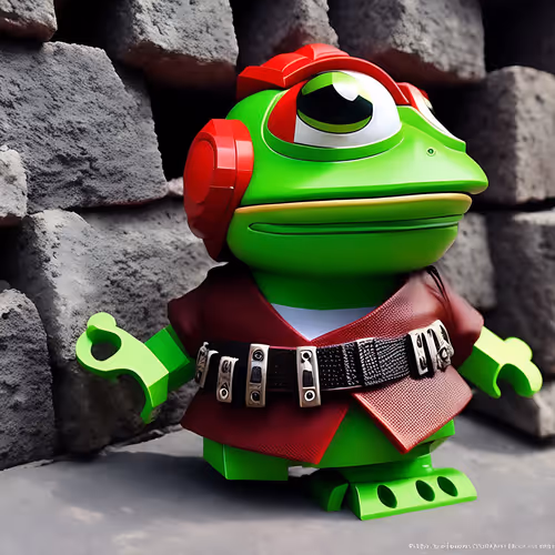 Pepe The Toy Brick Frog Mt8v2beFoK