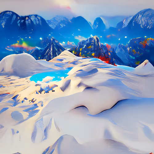 Snowy Ai Mountains