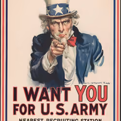 Propaganda Poster #5 - "I want YOU!"