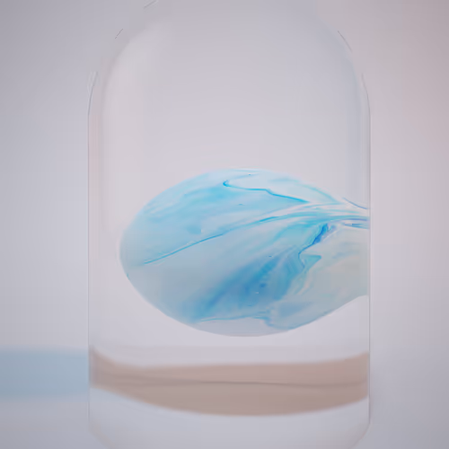 Planets Trapped In Glass