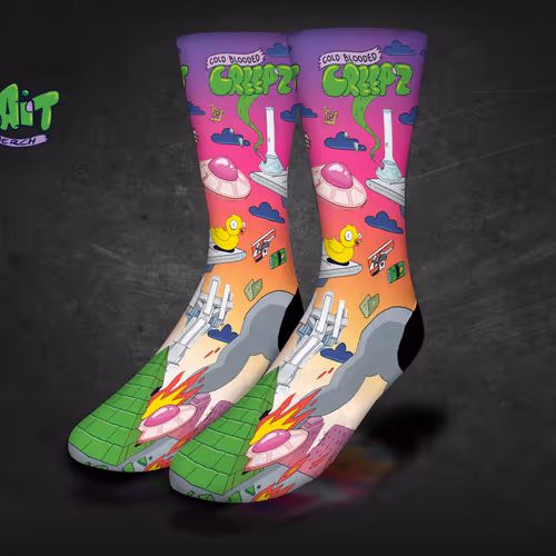 Cold Blooded Creeps Socks 