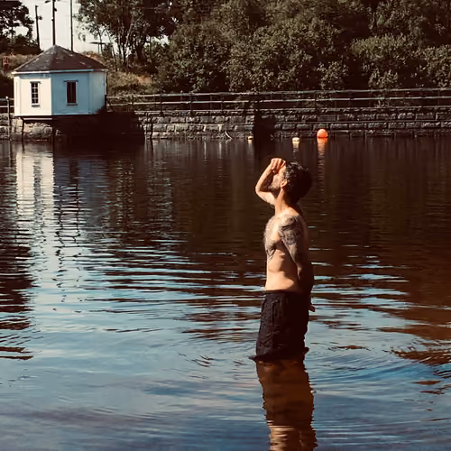 Viking in the lake