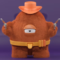 MONSTER BAD! #024 Brown Old  x Cowboy