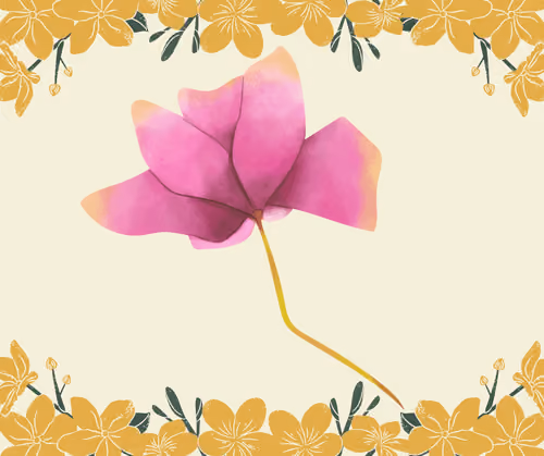 NFT Flower of digital art