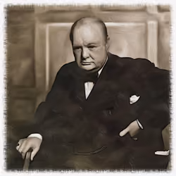 Canvas Oil #6 Winston Churchill
