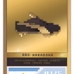 Crypto Soccer Cleats Maradona #1/5 