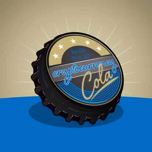 Cryptocurrency Cola Bottle Cap