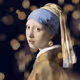 Girl with a Bitcoin earring.