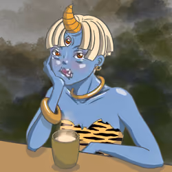 Blue Oni Luna