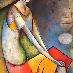 'A Seated Woman' |Paolo Galleri|