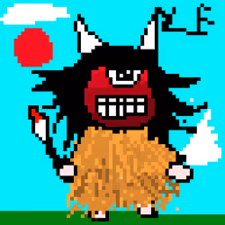 #08 めだま村、村長エフ　　Medama Village, Mayor F
