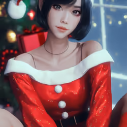 santa costume girl 07