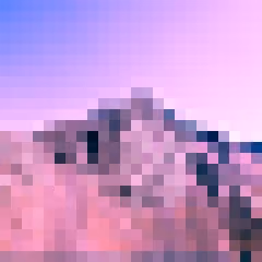 Twenty Four Pixel Mountain #10