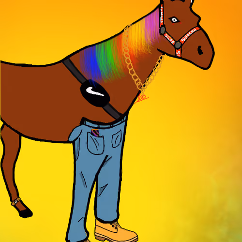 Drippy The Hypebeast Horse