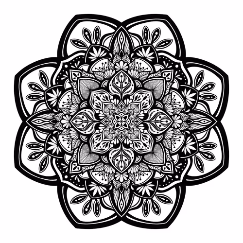 Monochrome Mandalas
