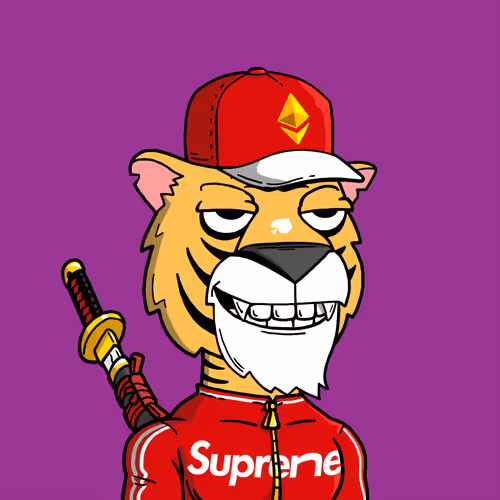 Grouchy Tiger Social Club #6498