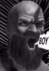 Six Fan Arts KRATOS
