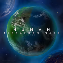 MARS 2120 IDEA from "HUMAN TERRAFORM MARS SPACE COLLECTION 2021-2120" 