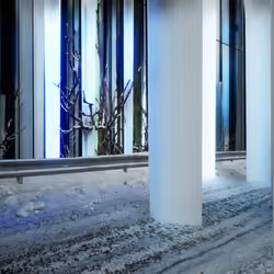 deconstruction of a winter landscape