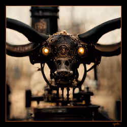 Steampunk bull