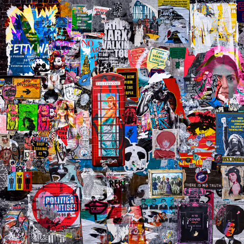 MadebyGDIrons Street Art Stickers Part One Number Five 