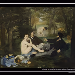 Le Déjeuner sur l'herbe (The Luncheon on the Grass), Édouard Manet, 1863