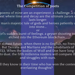 Competition of poets