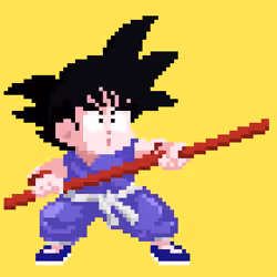 Kid Goku PixelFace