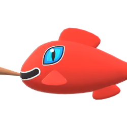 Red Blue Eye Smokin Fish