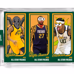 Triple Freaks GREEN FELT EDITION Insert (#055)