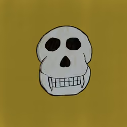 Drawing 4: Ape Skull