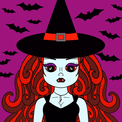 Red Vamp Witch