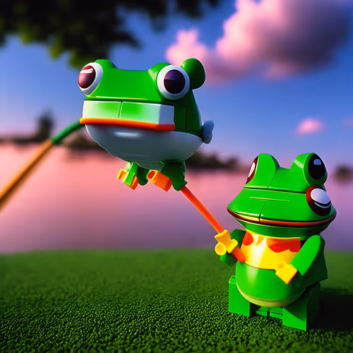 Pepe The Toy Brick Frog Mt8v2beFoK