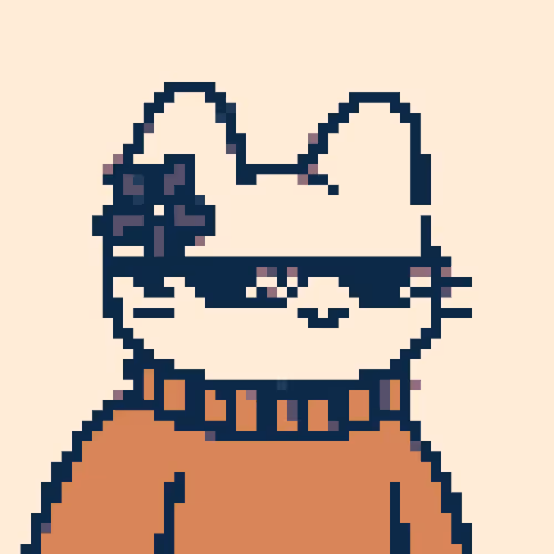 Bored Pixel Cat #4143