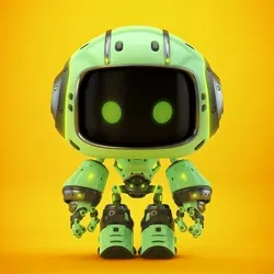 Android robot toy Mint #003