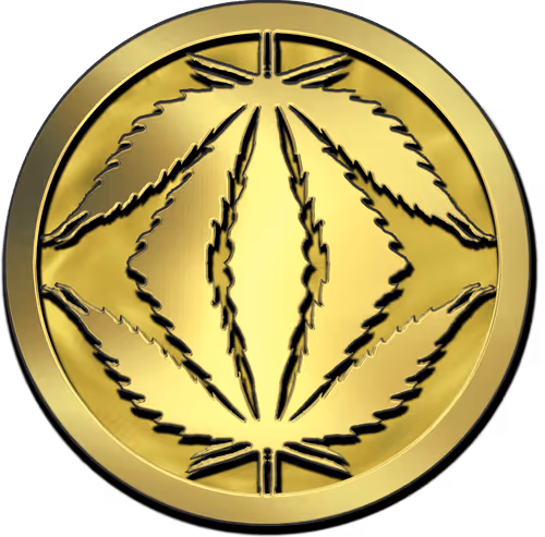 Marijuana Trading Card Coin #3/10