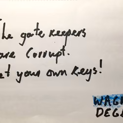 13/12/21- The gate keepers are corrupt