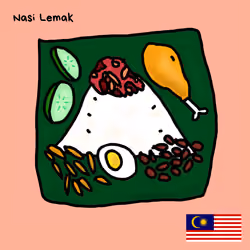 【﻿３】 - Nasi Lemak