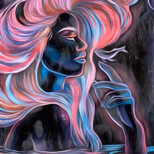 Art And Blurry Painting