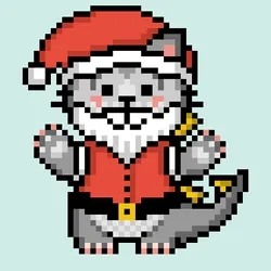 Dinokitties #014 | Santa