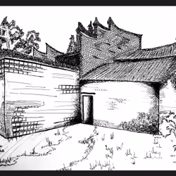 old back garden