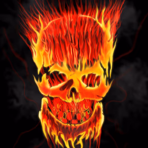 Skull Art by OldGuyDavid