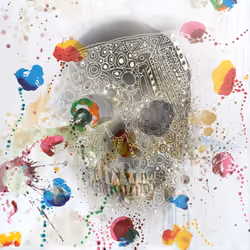 #22 Forever Light Skull by Karrie Ross 1/1