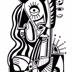The Queen of Everything Original Black & White 