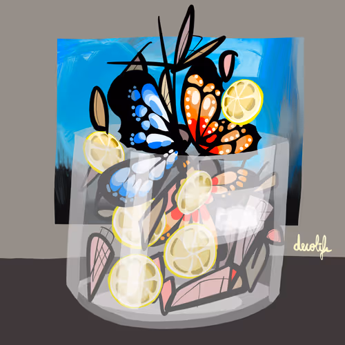 The butterfly lemonade